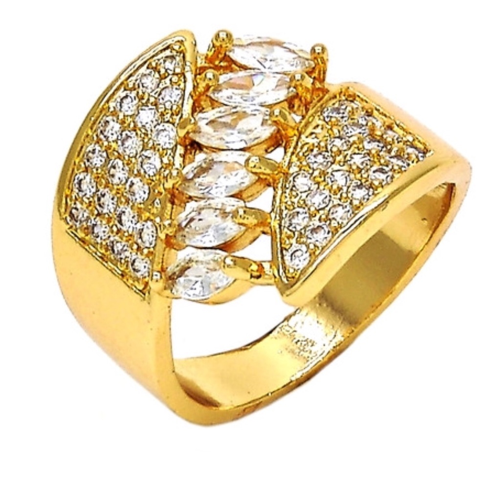 5.5CTW Marquise Cluster Row of Sapphires, Ring